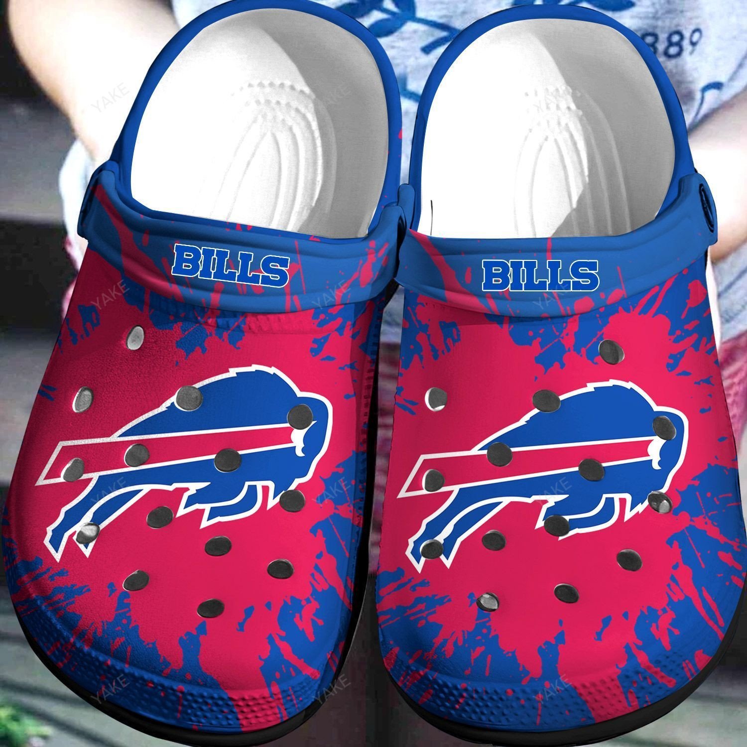 Buffalo Bills Crocss Crocband Clog Comfortable Water Shoes