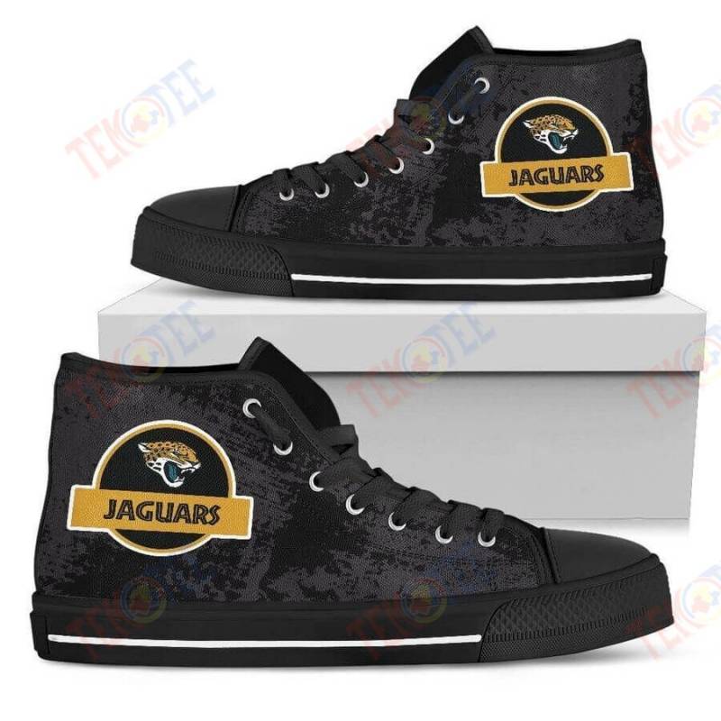 Mens Womens Cute Jurassic Park Jacksonville Jaguars High Top Shoes TMT677