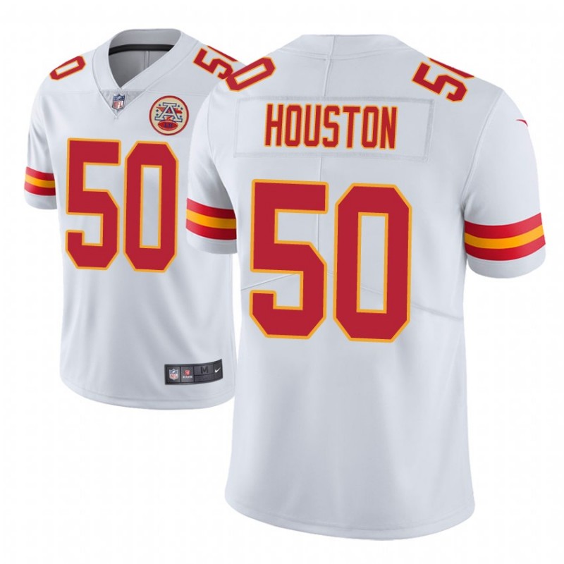 Men Justin Houston #50 Kansas City Chiefs Vapor Untouchable Limited Player White Jersey – All Stitched, Embroidery