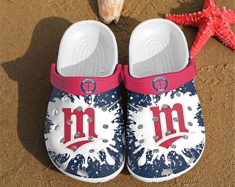 Minnesota Twins Crocband Clog Clog Comfortable For Mens And Womens Classic Clog Water Shoes Minnesota Twins Crocs