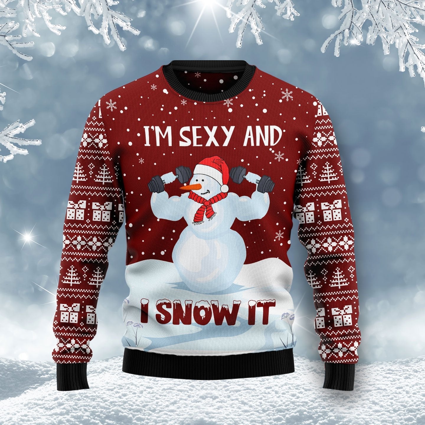 Snowman Christmas Ugly Christmas Sweater | Adult | Us1736