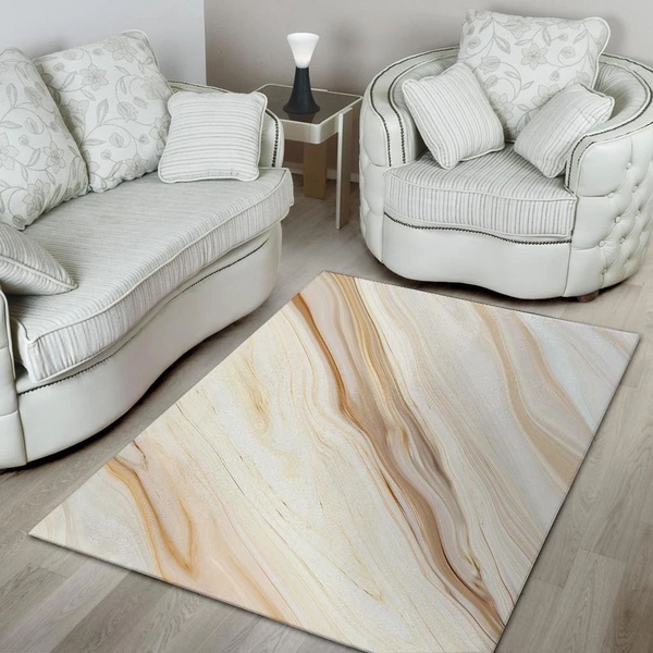 Beige And Brown Marble Area Rug Home …