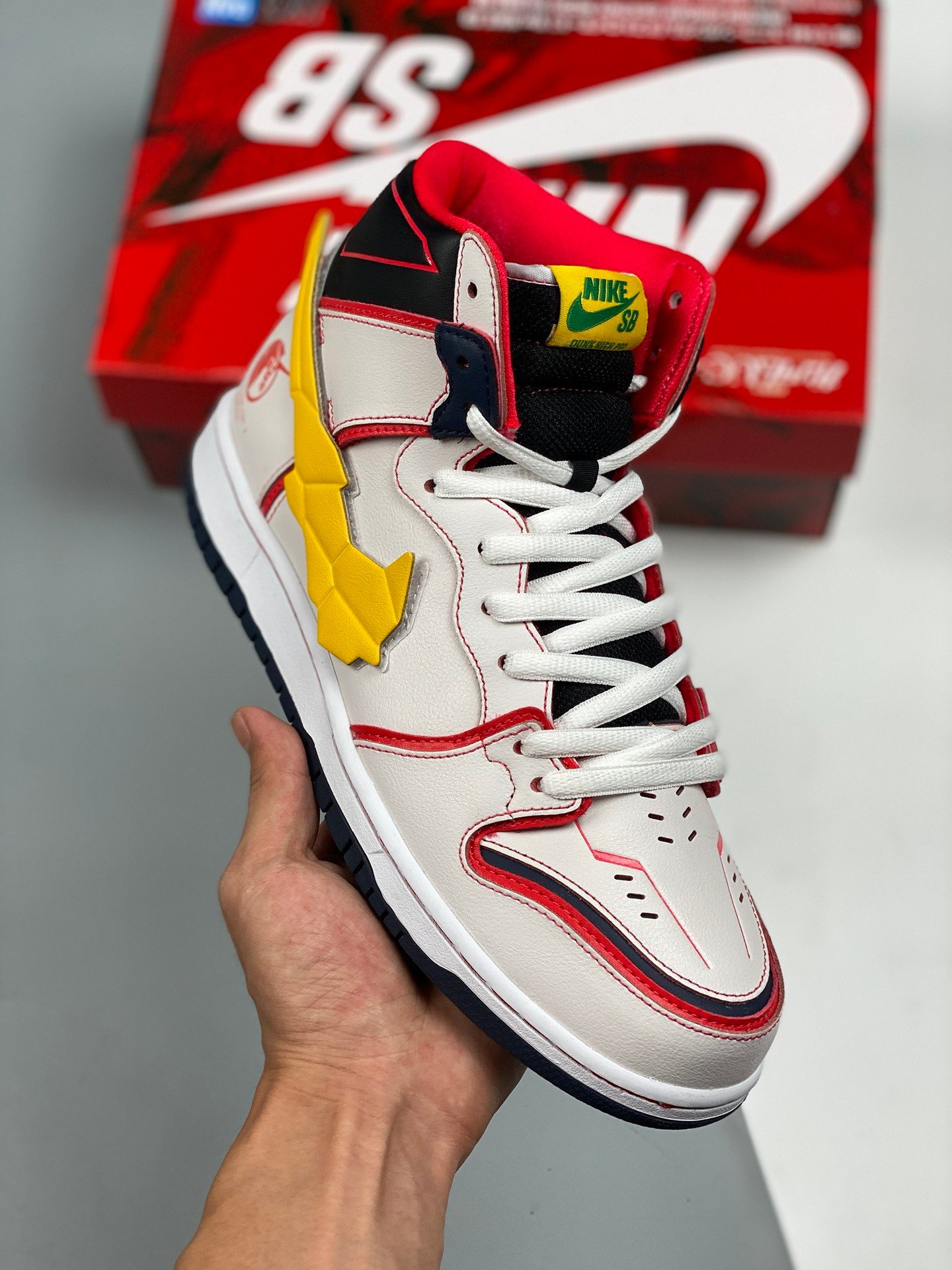 Gundam x Nike SB Dunk High Unicorn WhiteAmarillo DH7717-100 5340925