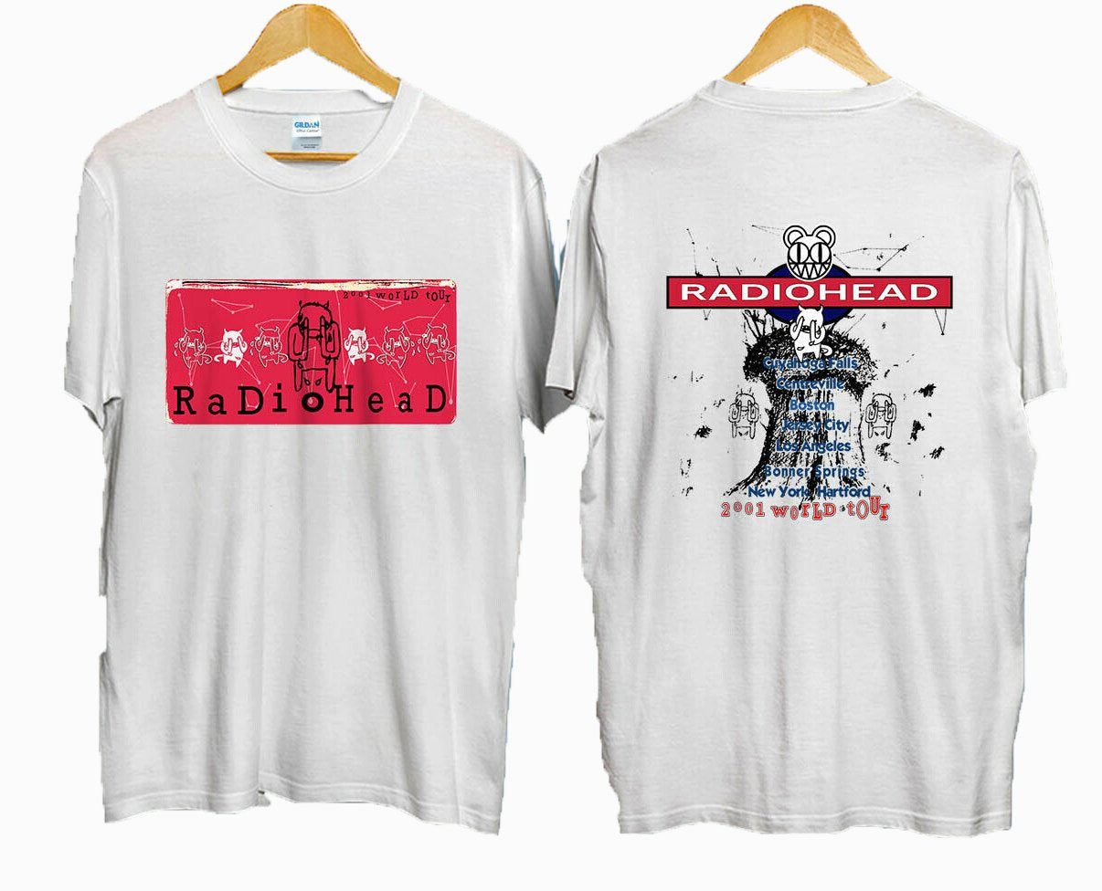 Vintage Radiohead World Tour Amnesiac Tour T-Shirt