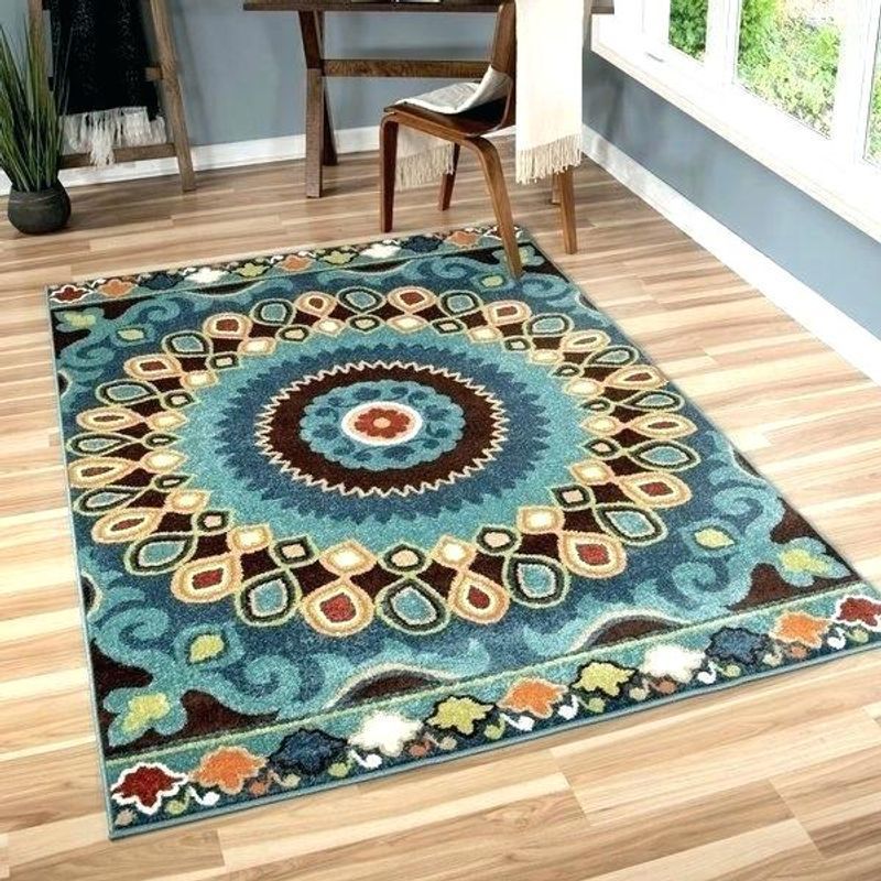 Vintage Mandala Rectangle Ux13366 Rug Carpet Area Rug For Living Room Bedroom Rug Home Decor