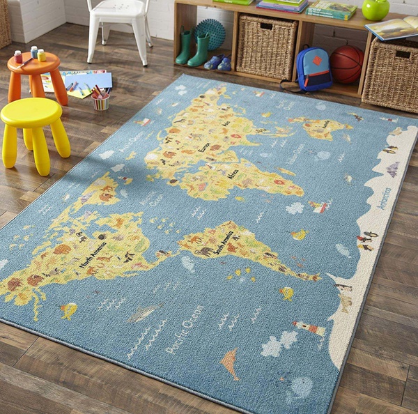 Animal Map Dhc0310008M Rug