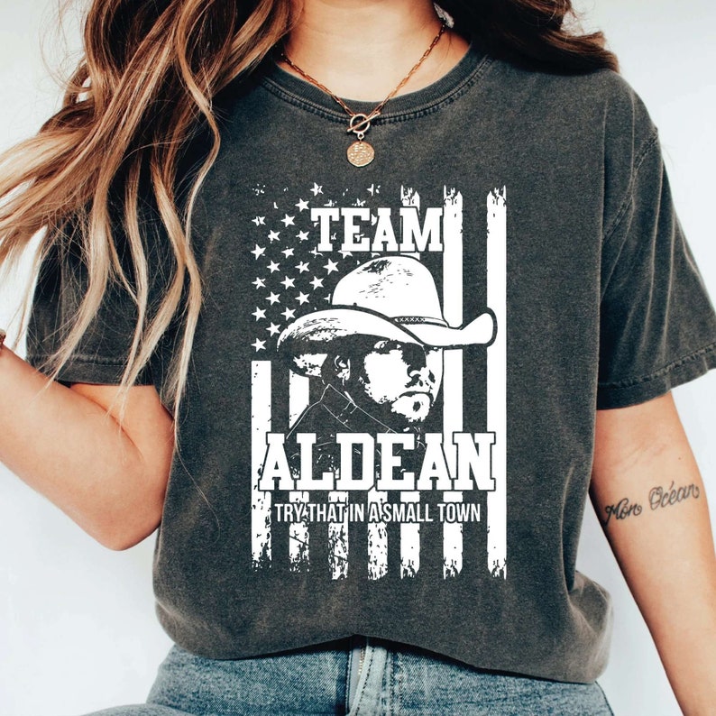 Retro Team Aldean Try That In A Small Town Shirt, Jason Aldean Vintage T Shirts