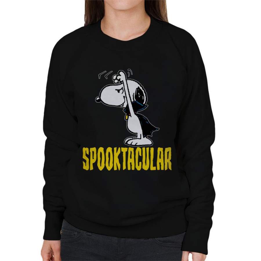 Peanuts Spooktacular Halloween Snoopy Women’s Sweatshirt