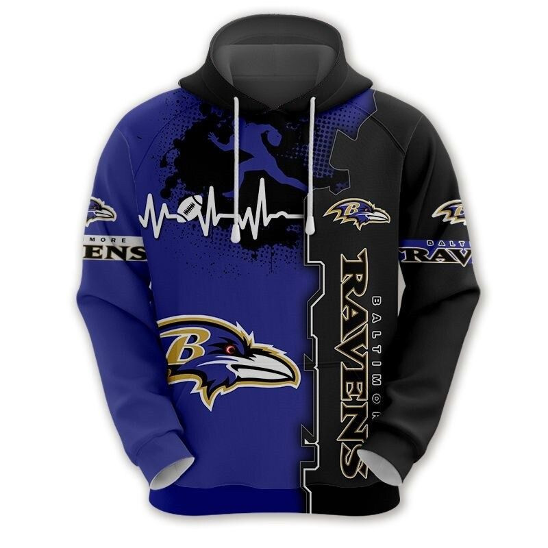 Baltimore Ravens  35 Unisex 3D Hoodie Gift For Fans