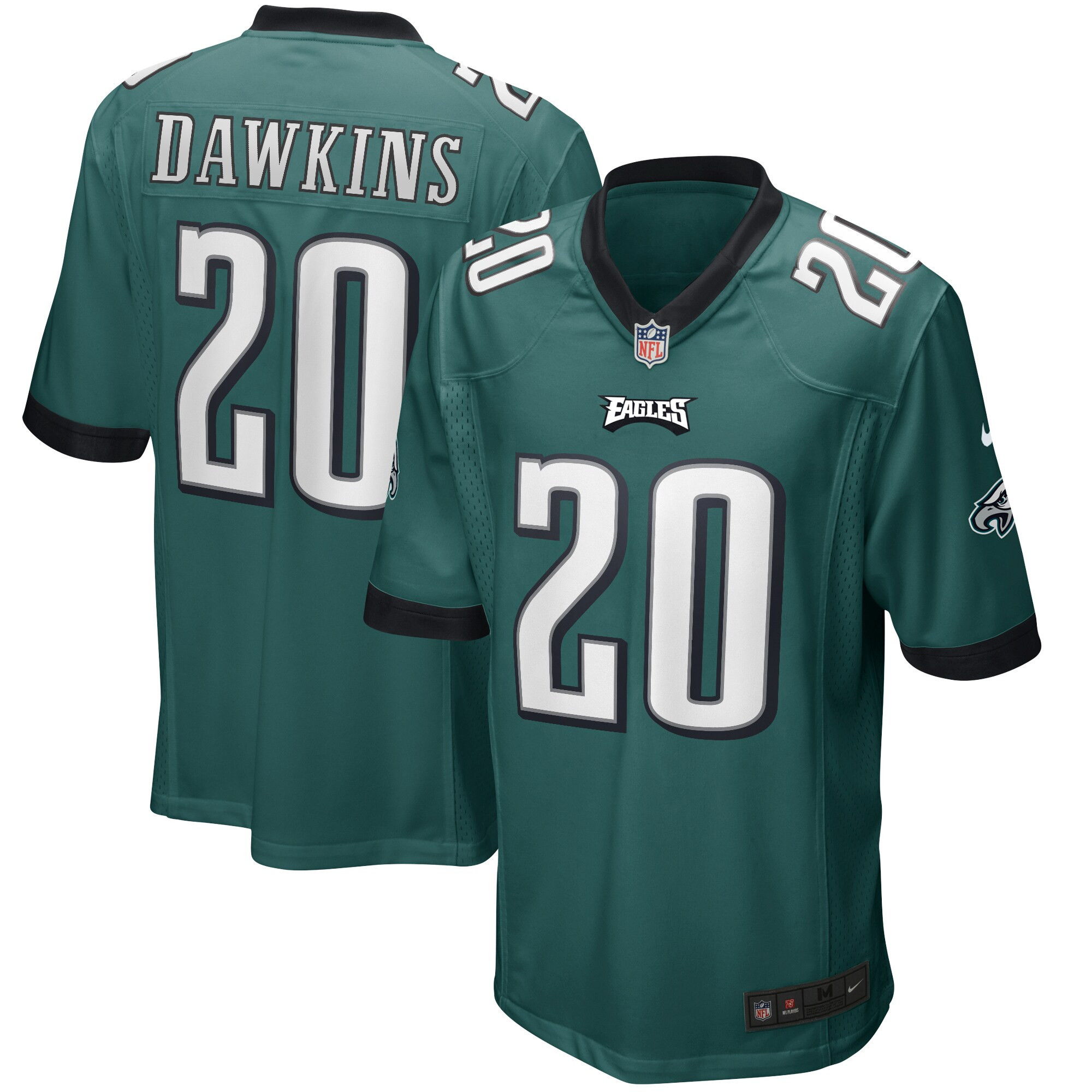 Brian Dawkins Philadelphia Eagles Game Retired Player Jersey – All Stitched