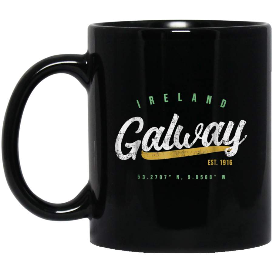 Galway Ireland Travel Vintage Mug