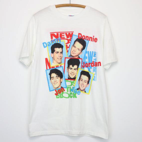 Vintage New Kids On The Block Rock Band 90’S T-Shirt White