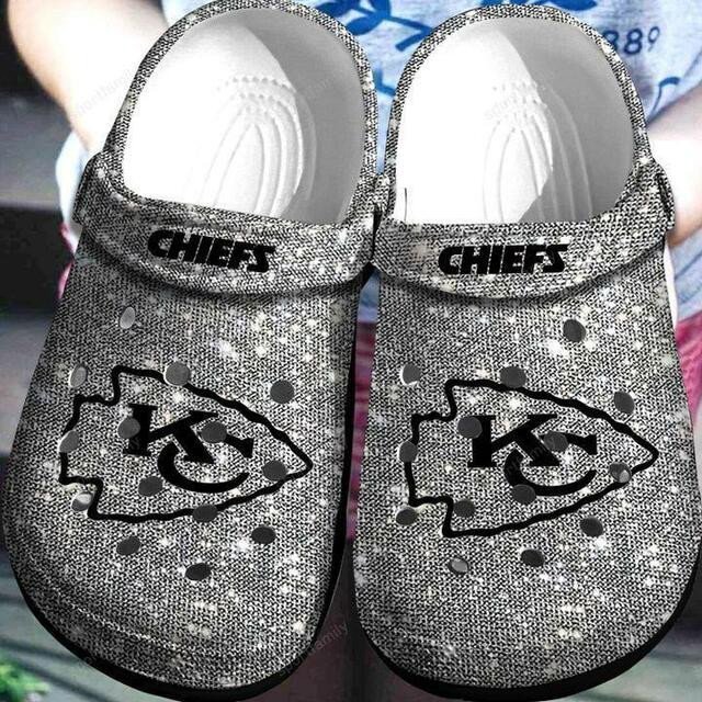 Kansas City Chiefs Twinkle Pattern Crocss Crocband Clog Comfortable Water Shoes