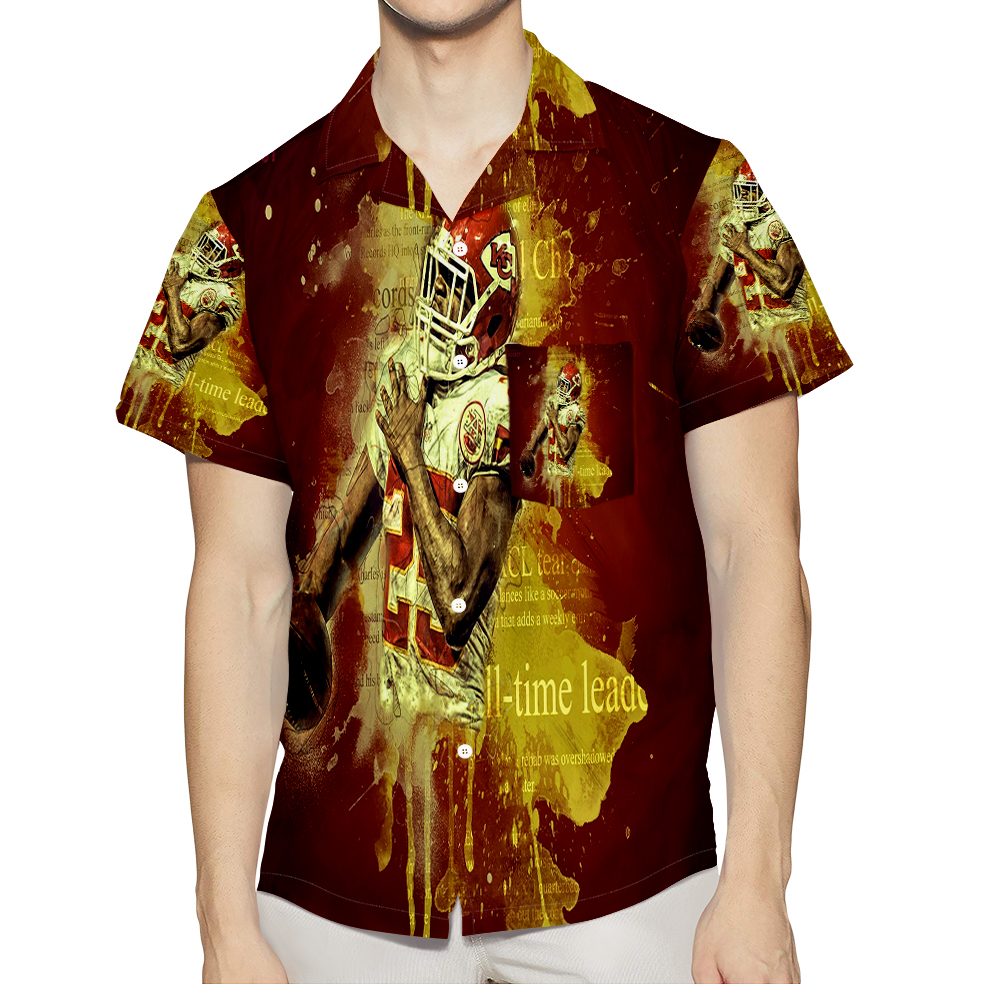 Kansas City Chiefs Player 25 Quote 3D All Over Print Summer Beach Hawaiian Shirt With Pocket