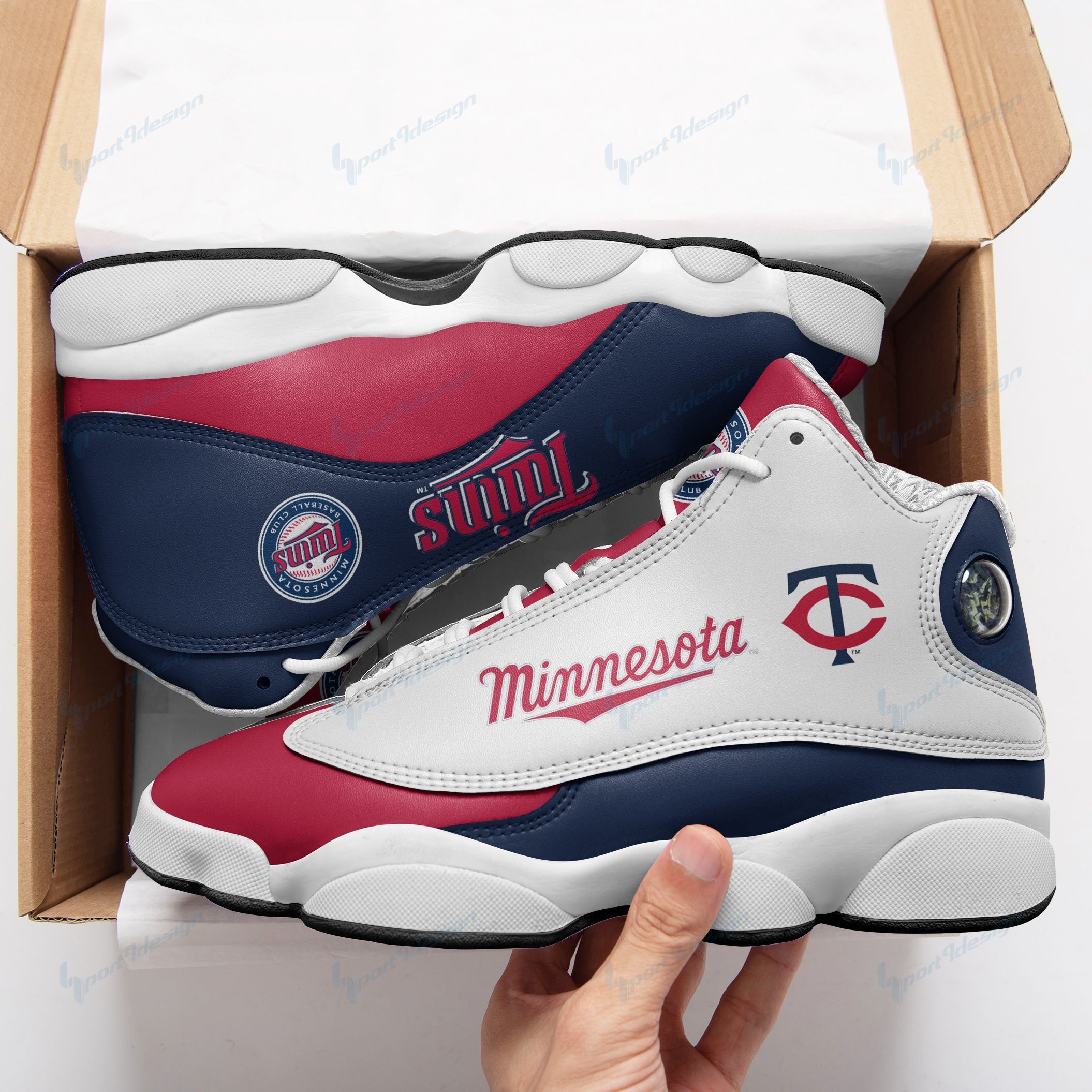 Minnesota Twins Air JD13 Sneakers 052