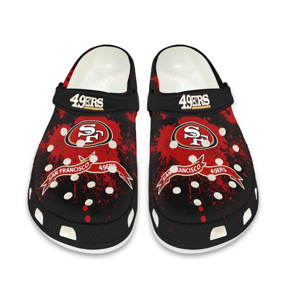 San Francisco 49Ers Shoes Cute Style#3 Crocs Shoes For Fans