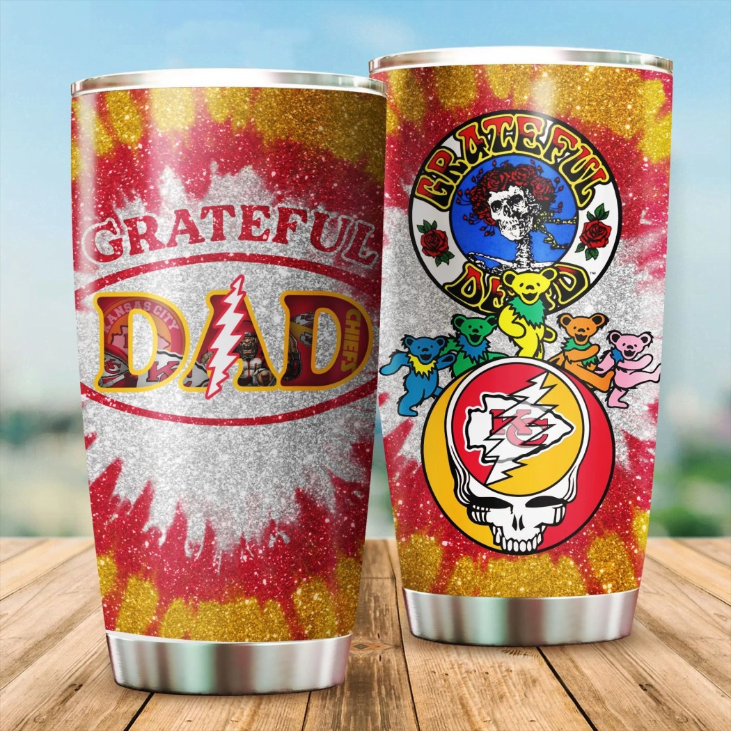 Grateful Dead Kansas City Chiefs Tumbler Mug