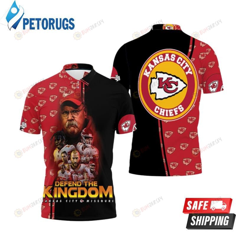 Kansas City Chiefs Defend The Kingdon Afc West Division Champions Super Bowl 2021 Printed Polo Shirt