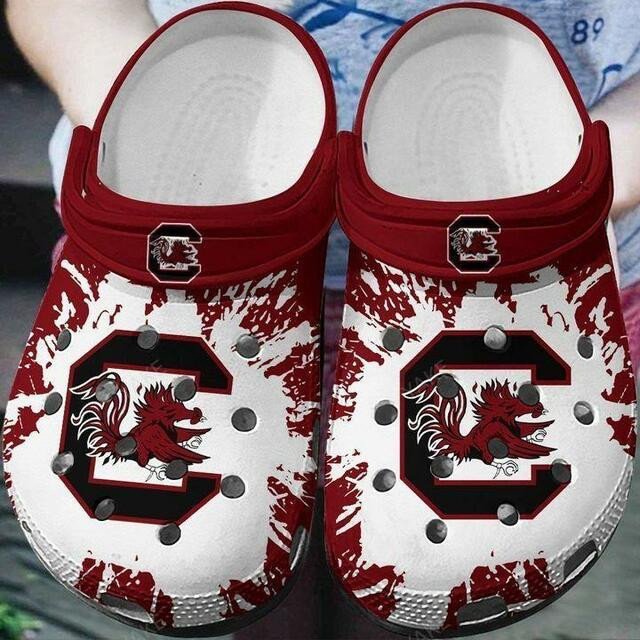 South Carolina Gamecocks Crocs Crocband Clog Comfortable Water Shoes