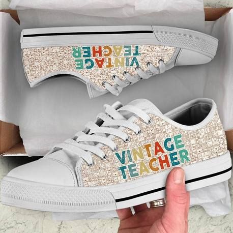 Vintage Teacher Low Top Shoes