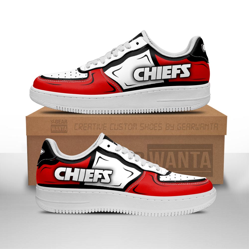 Kansas City Chiefs Air Sneakers Custom Naf Shoes For Fan