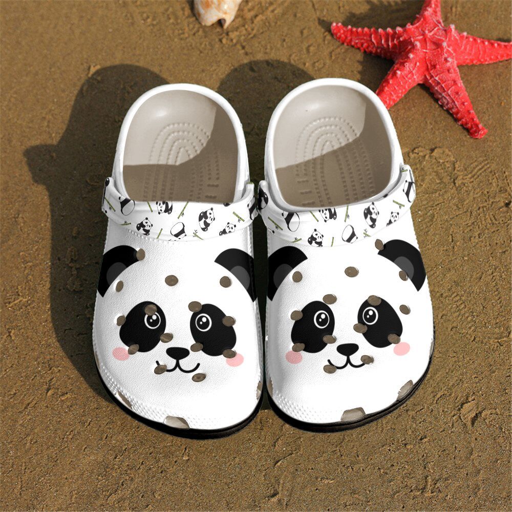 Panda Personalized Clog Custom Crocs …