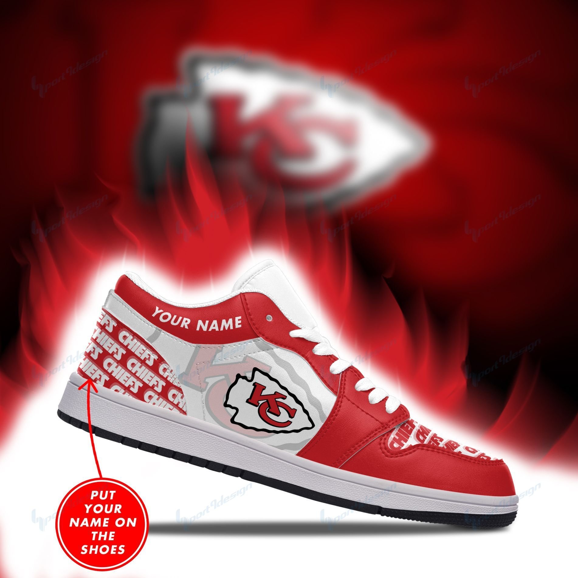 Kansas City Chiefs LJ Sneakers 003