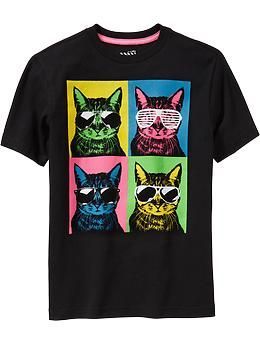 Animal Graphic Tees Old Navy Animal Photo Chopped Shirt