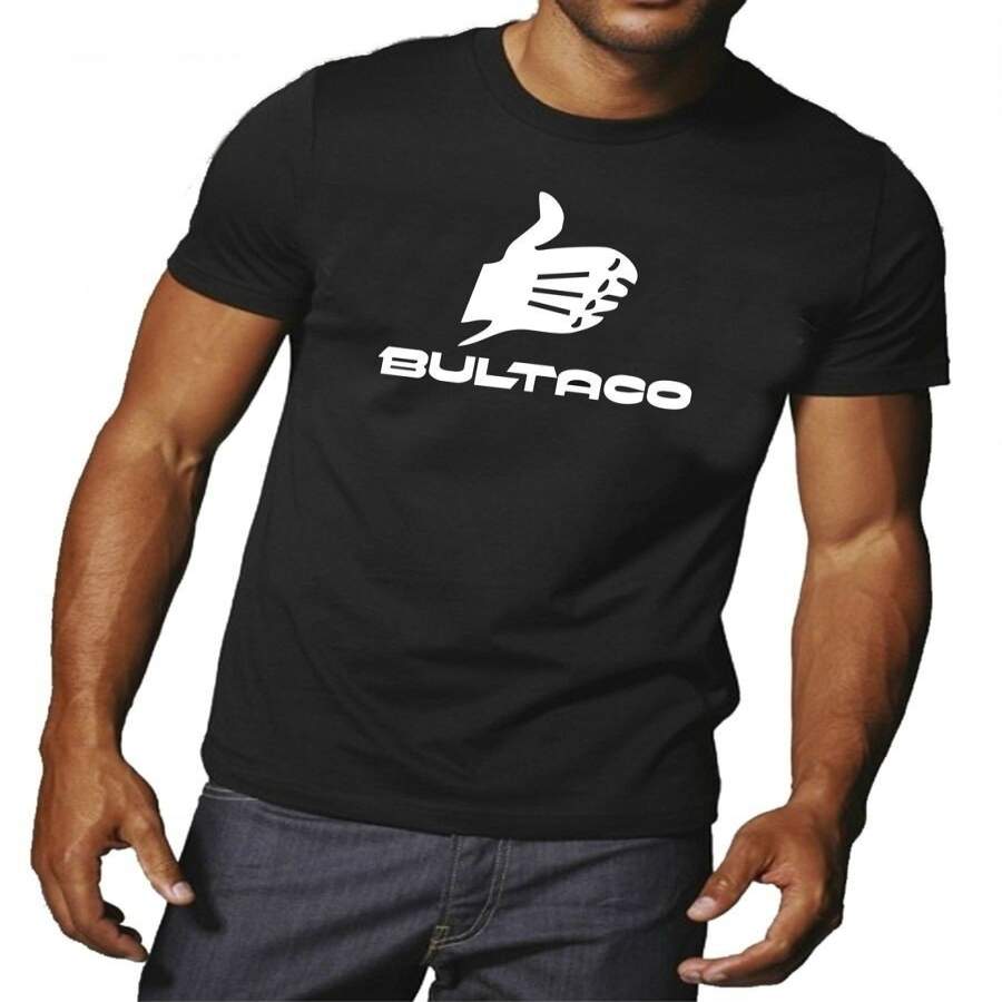 Bultaco Motorcycle T Shirt Vintage Motorcycle Mens Fashion T Shirt