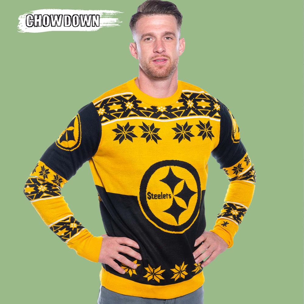 Vintage Pittsburgh Steelers Gift For Fan Ugly Wool Sweater Christmas V1