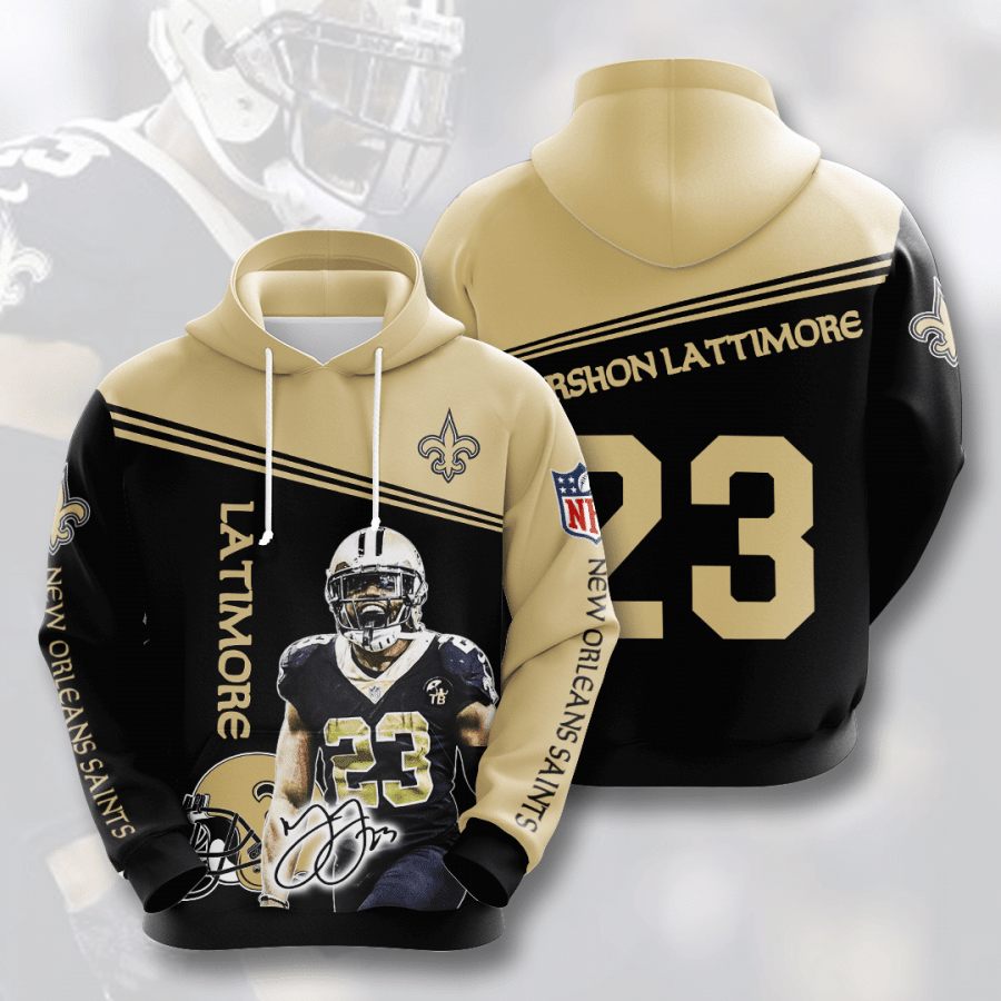 Marshon Lattimore New Orleans Saints New Orleans Saints 24 Unisex 3D Hoodie Gift For Fans