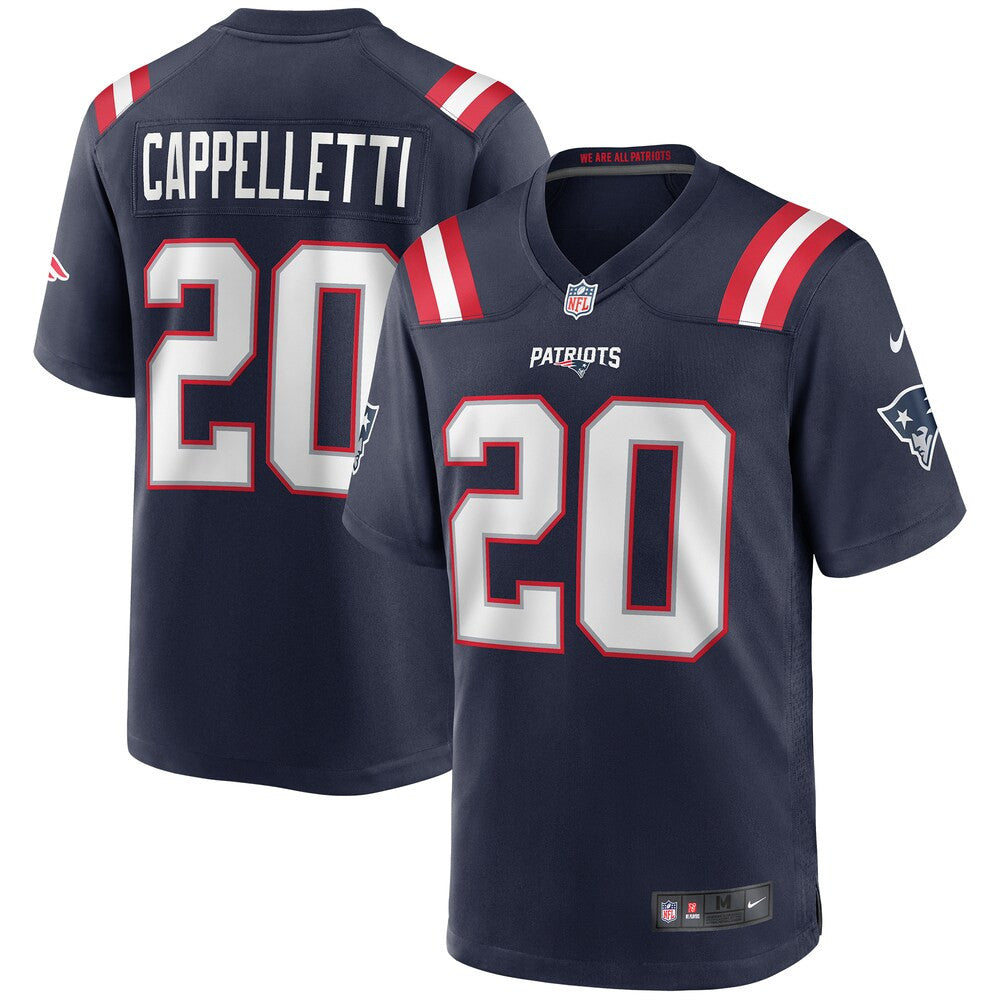 Mens New England Patriots Gino Cappelletti Nike Navy Game Retired Player Jersey Opalve Store 3460