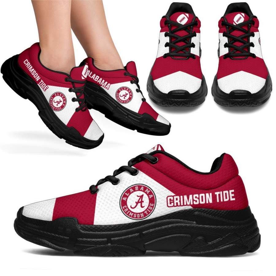 Colorful Logo Alabama Crimson Tide Chunky Sneakers