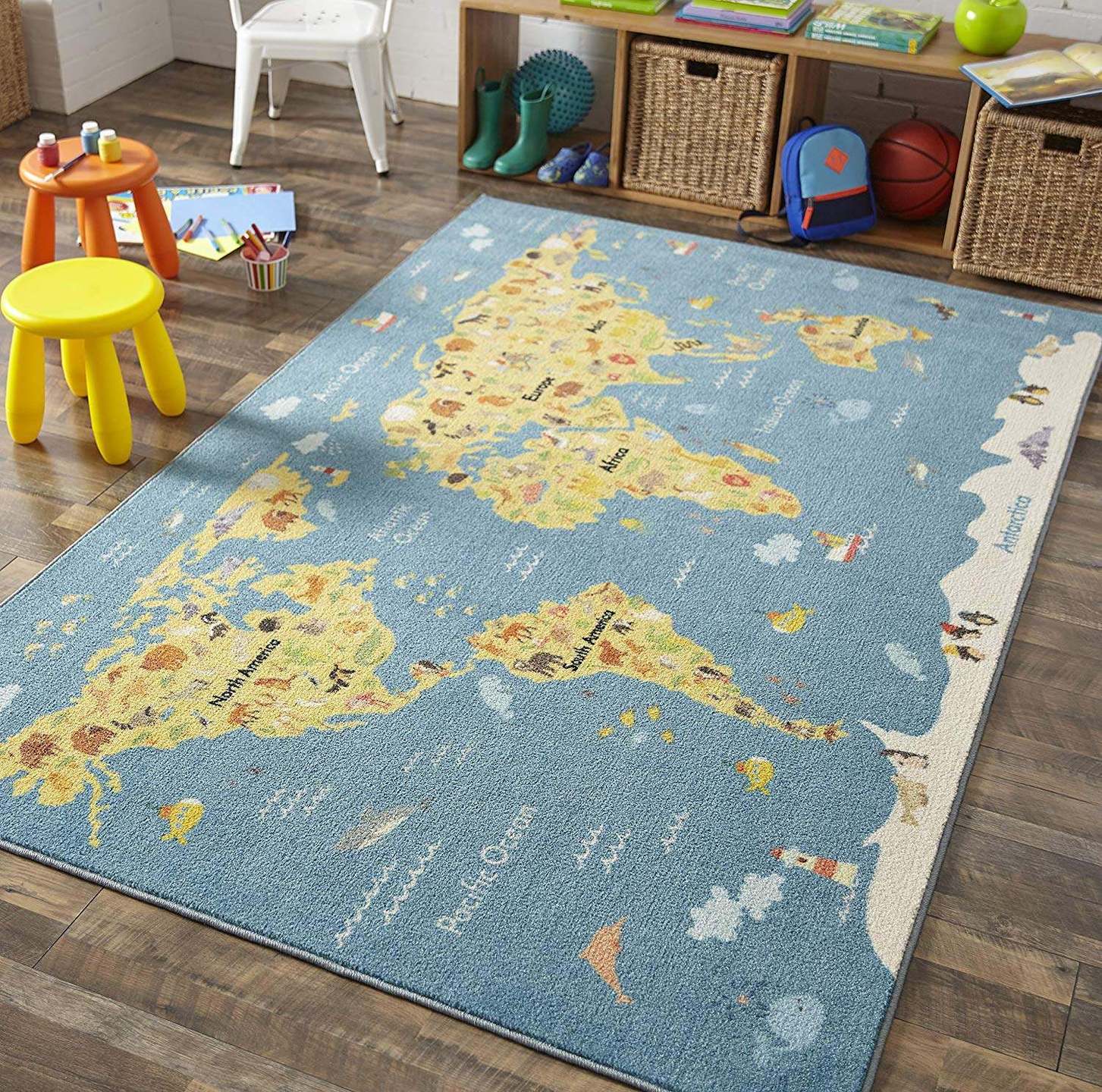 Animal Map Rug Rcdd81F42249