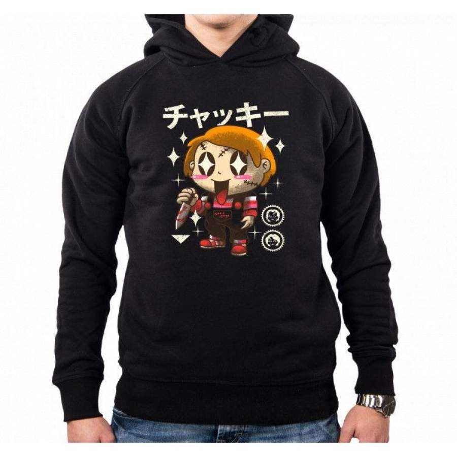 Chucky Horror Movies Halloween Funny Hoodie Men Comfortable Pullover Hoodie