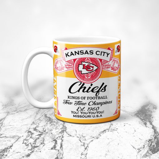 Kansas City Chiefs- Budweiser- 11oz and 15oz Ceramic Mug