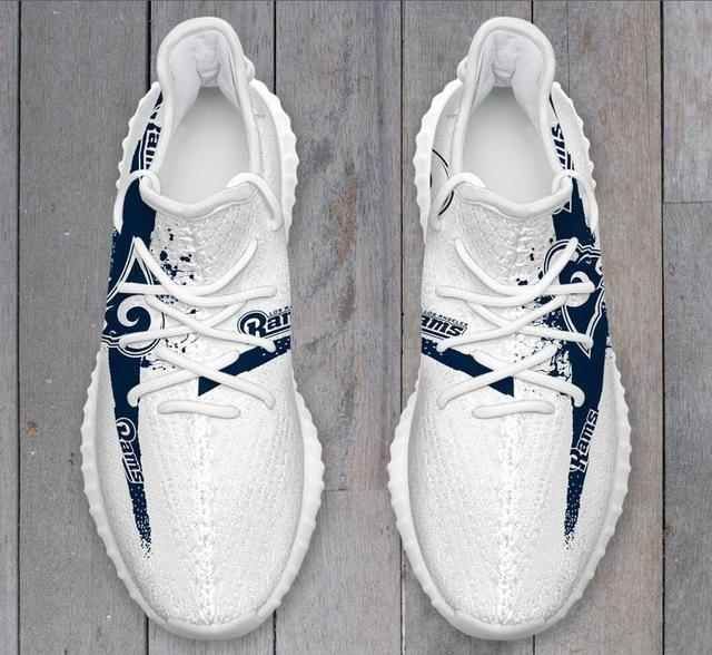 Los Angeles Rams Men Running Yeezy Boost - Yeezy Shoes