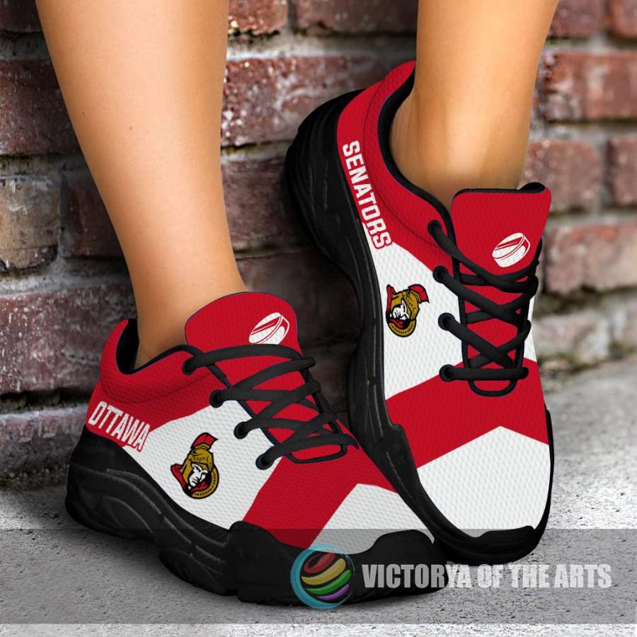 Colorful Logo Ottawa Senators Chunky Sneakers