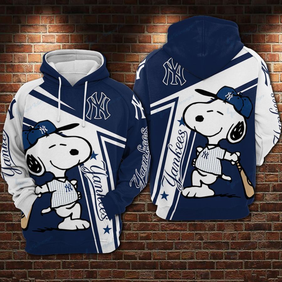 New York Yankees and Snoopy Limited Hoodie 659