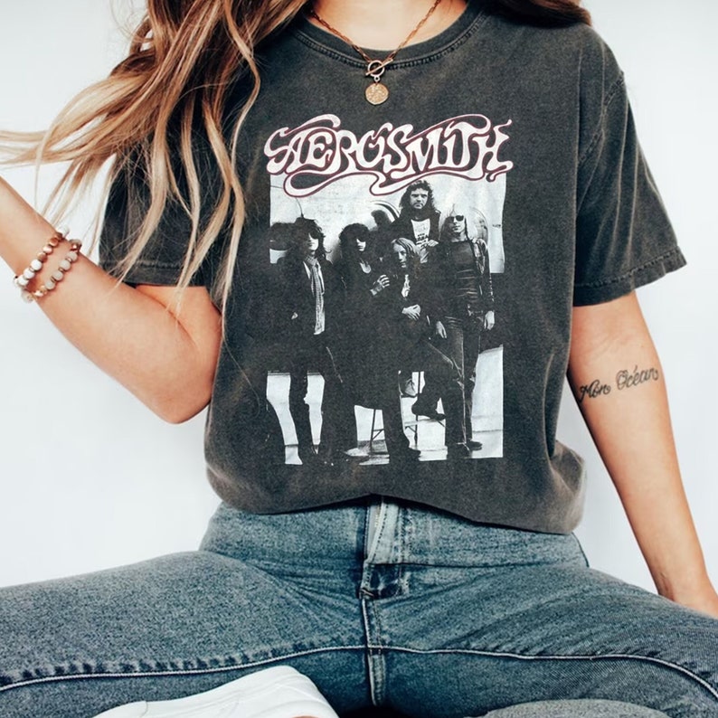 Aerosmith Farewell Tour 2023 Vintage Shirt, Aerosmith Dream On Band Tee, Vintage Retro 70S Band Shirt, Rock And Roll Shirt