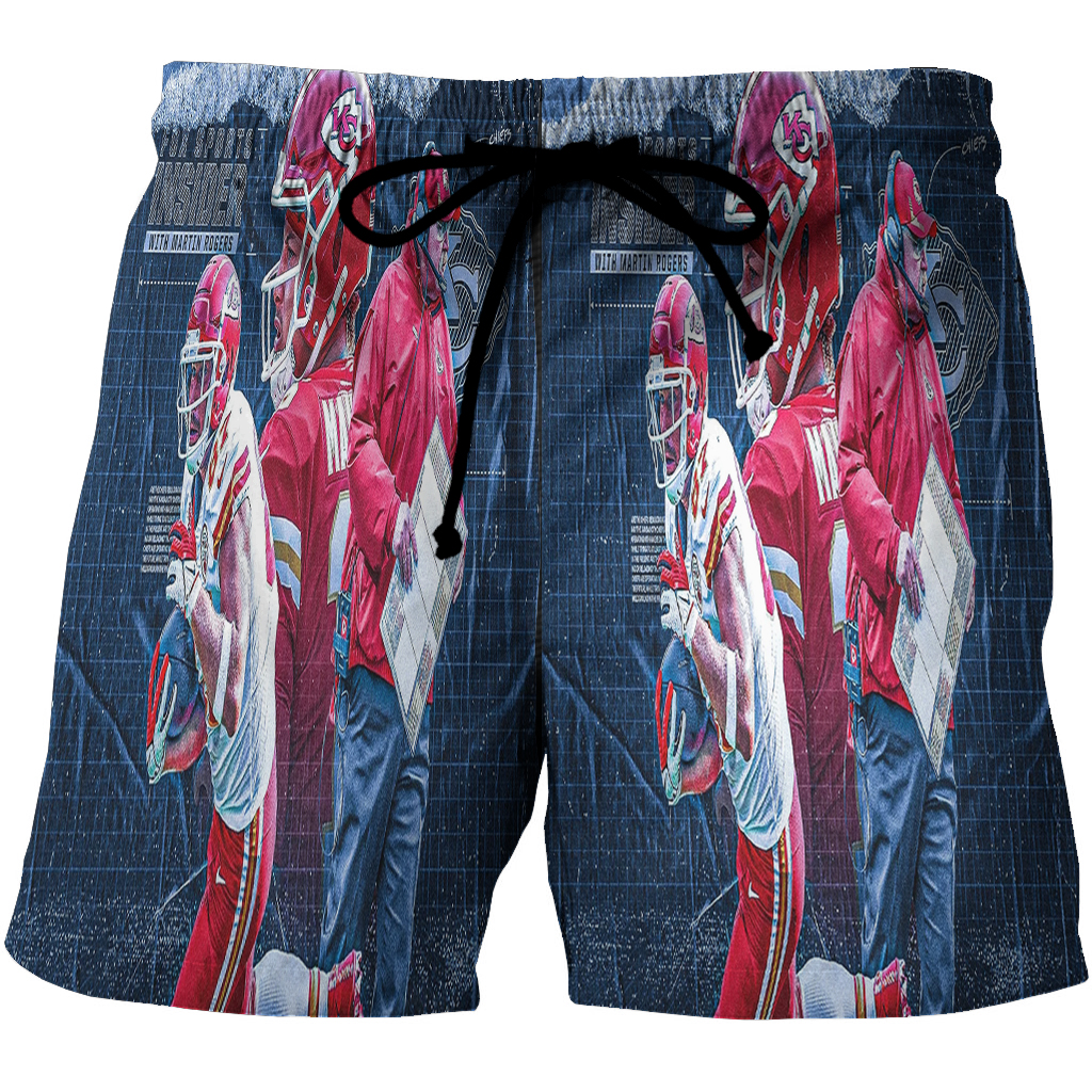 Kansas City Chiefs Team V4 3D All Over Print Summer Beach Hawaiian Short