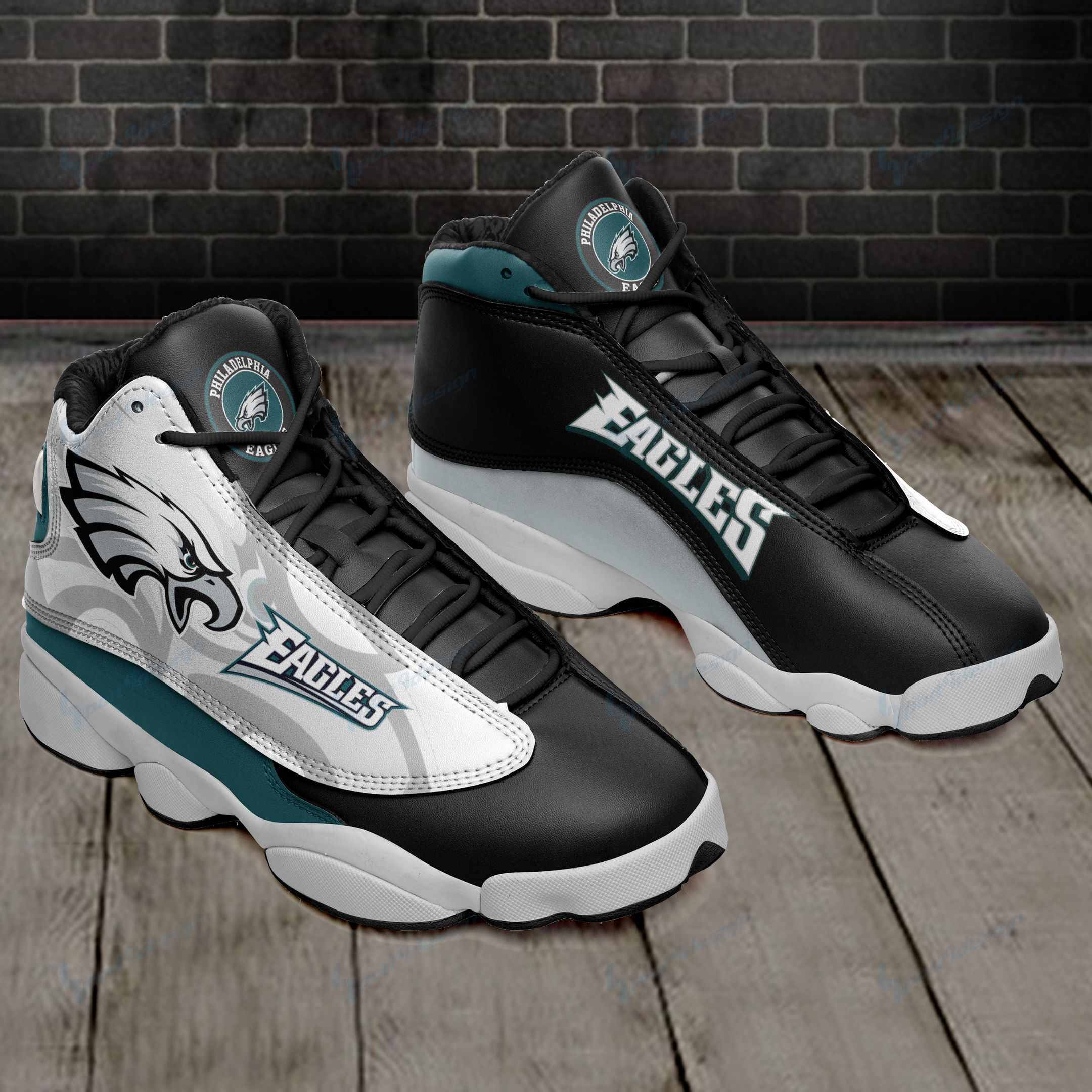 Philadelphia Eagles Air JD13 Sneakers 380