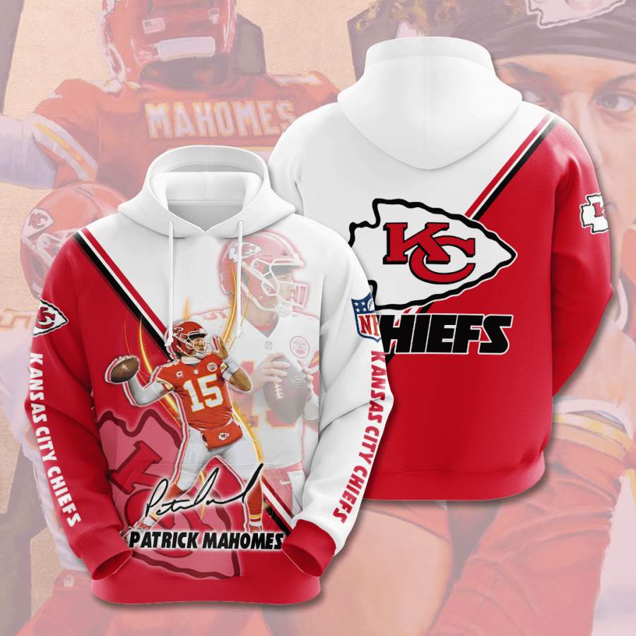 Kansas City Chiefs Patrick Mahomes Hoodie 3D Style5123 All Over Printed