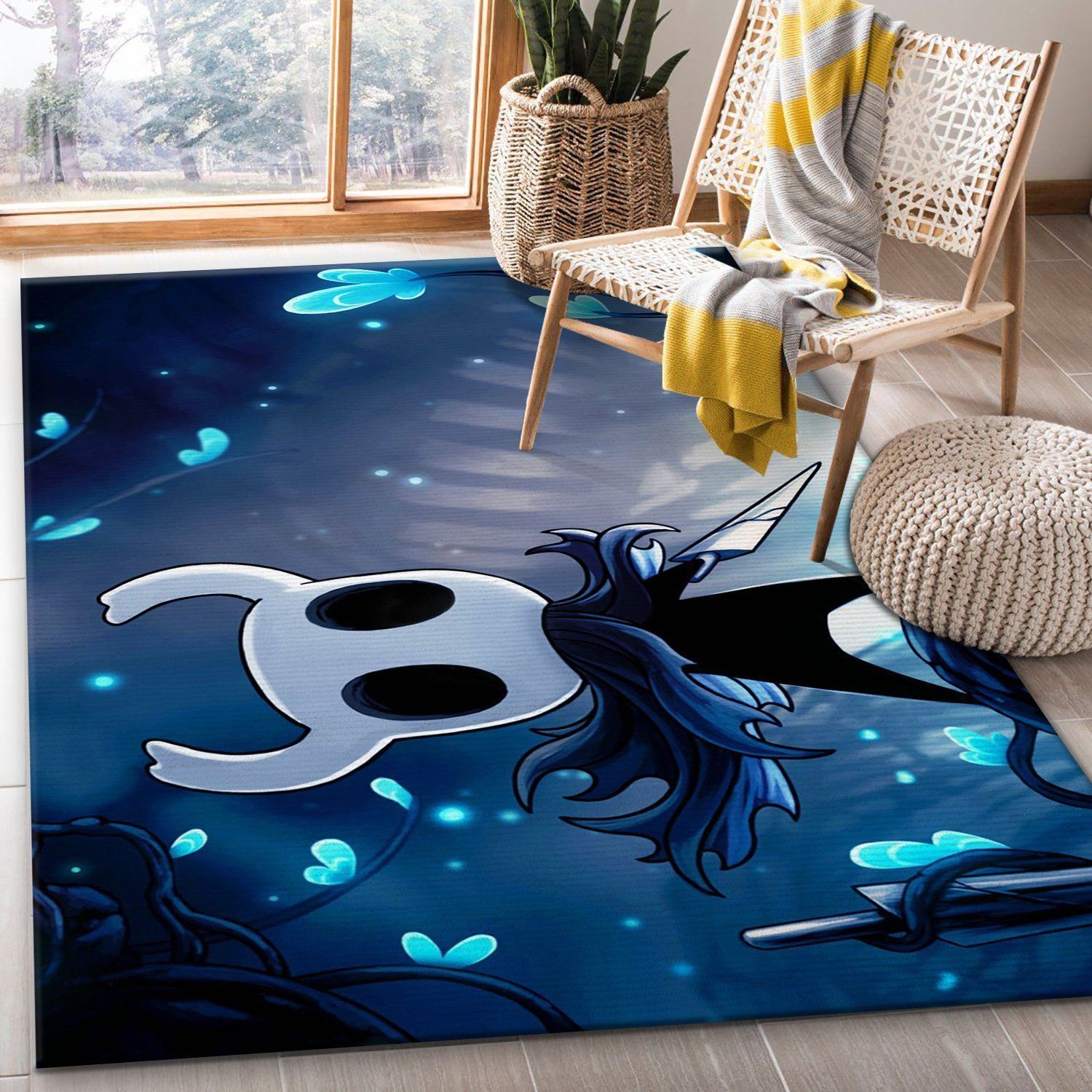 Hollow Knight Ver9 Gaming Area Rug Bedroom Rug Home Us Decor