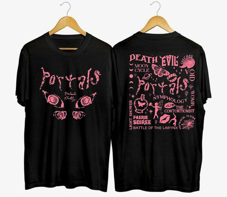 Melanie Martinez 2 Sides Shirt, Portals Tour 2023 Shirt, Melanie Singer Shirt, American Singer Shirt, Melanie Comfort Color Shirt