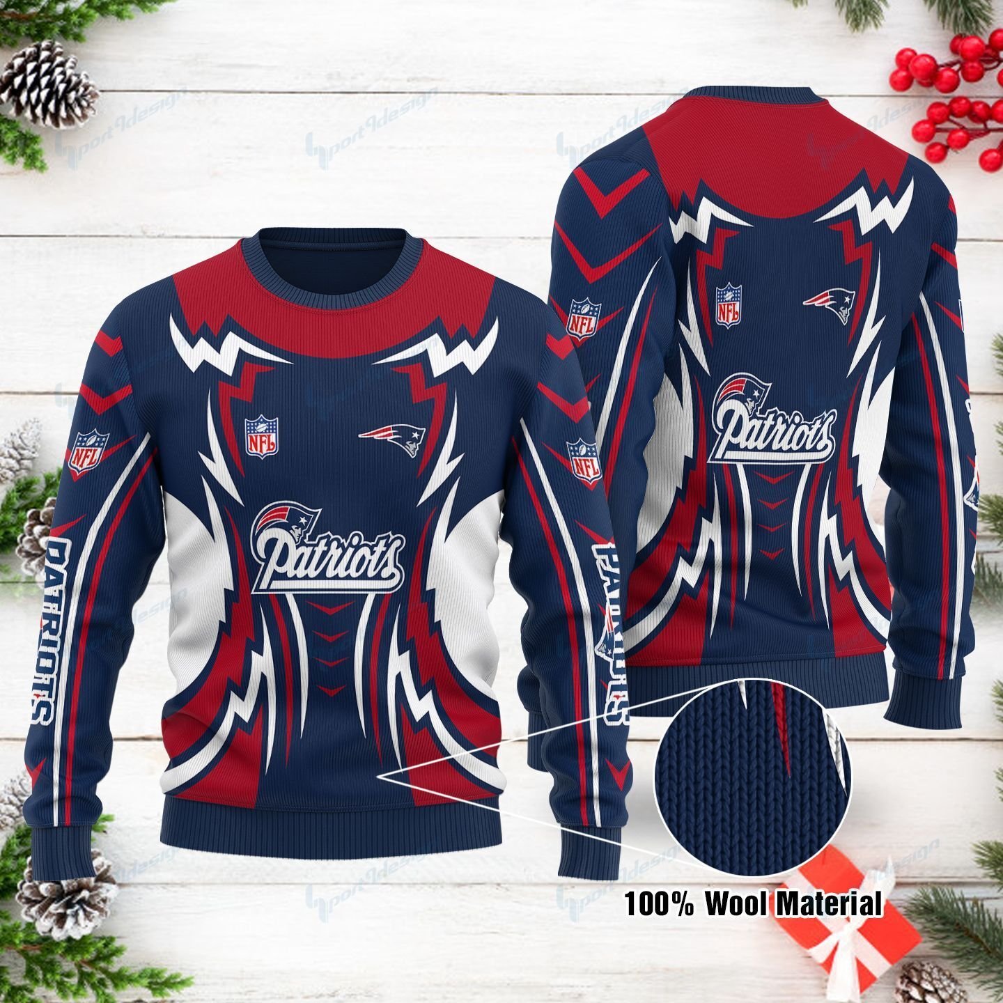 New England Patriots Sweater 76