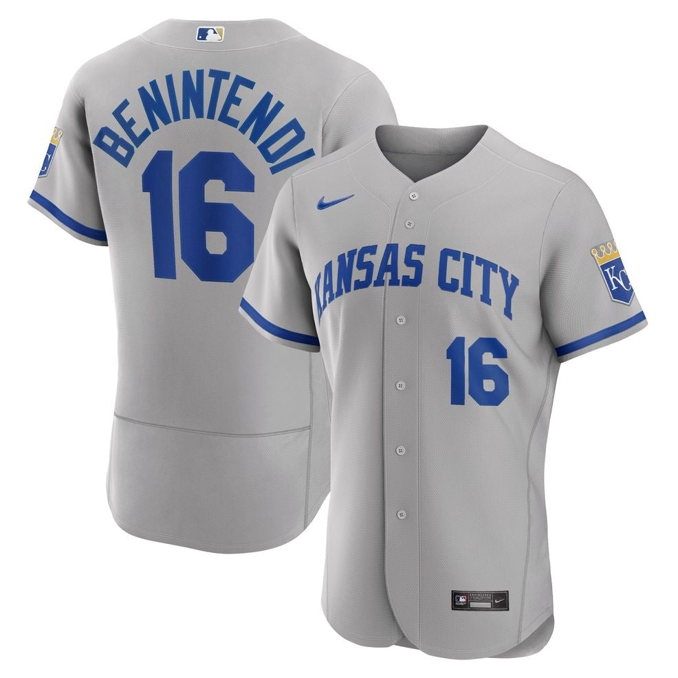 Andrew Benintendi Kansas City Royals 2022 Road Authentic Player Jersey – Gray