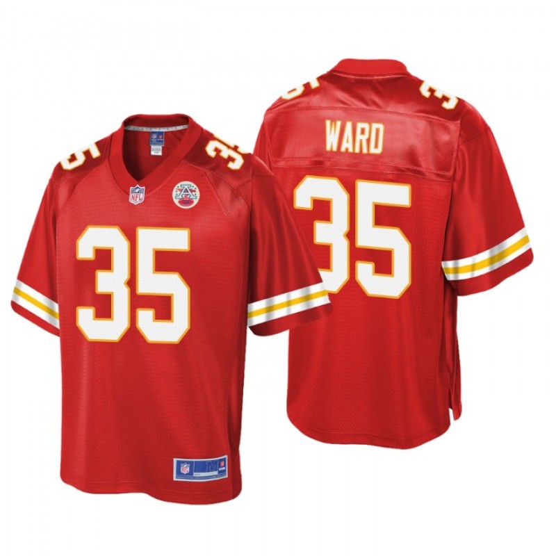 Men Kansas City Chiefs #35 Charvarius Ward Pro Line Red Jersey – All Stitched, Embroidery