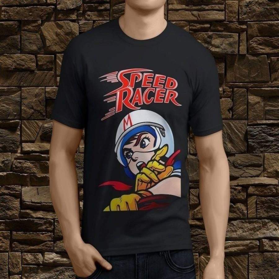 New Cool Speed Racer Vintage Cartoon Men’s Tshirt