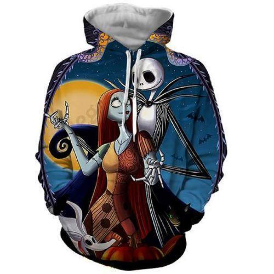 The Nightmare Before Christmas Jack&Sally’s Dance Pull Over Hoodie